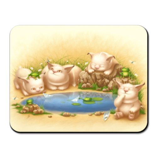 Коврик для мыши с принтом Моряки - испытатели