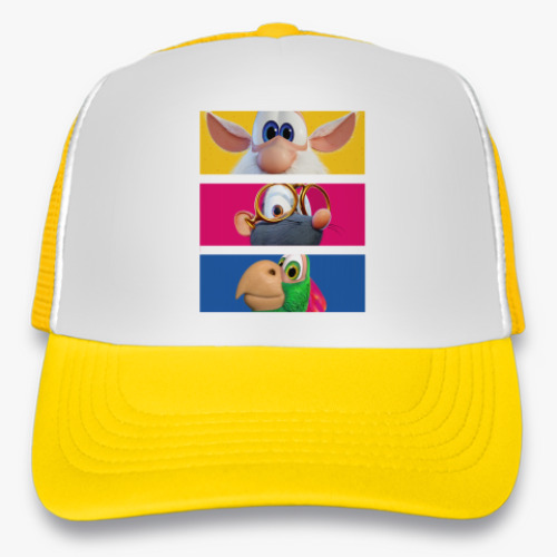 Кепка-тракер с принтом Буба и друзья