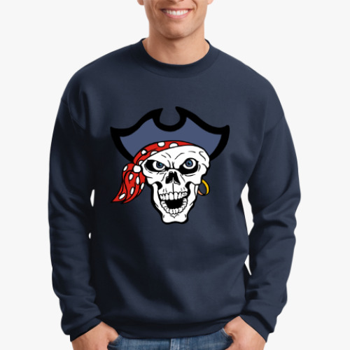 Свитшот с принтом Пират