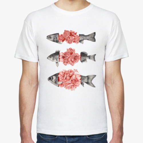 Футболка с принтом Fish ka