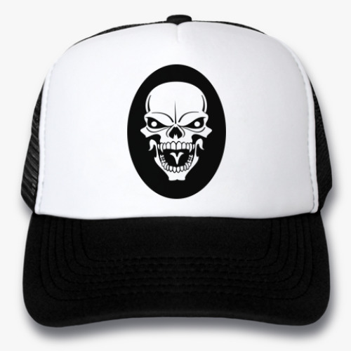 Кепка-тракер с принтом Череп