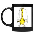 Кружка цветная UV-DTF