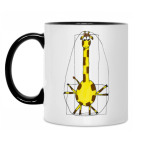 Кружка двухцветная