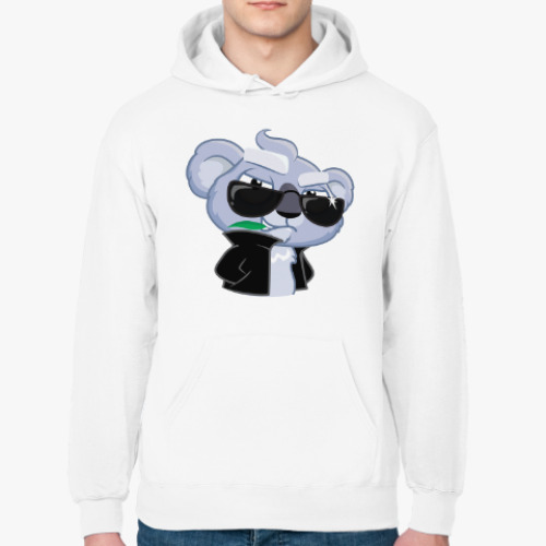 Толстовка худи с принтом Крутой Коала