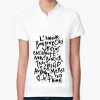 Женская рубашка поло