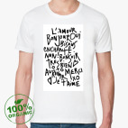 Мужская футболка органик