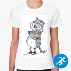 Женская спортивная футболка