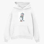 Толстовка худи оверсайз