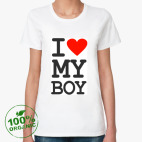 Женская футболка органик