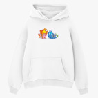 Толстовка худи оверсайз