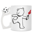 Кружка с футбольным мячиком