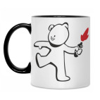 Кружка двухцветная