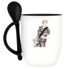 Кружка с ложкой