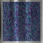 Голубое в фиолетовом