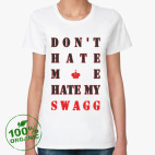 Женская футболка органик