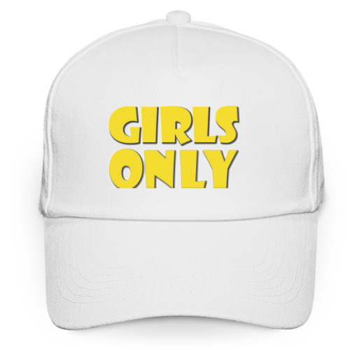 Кепка бейсболка с принтом GIRLS ONLY!