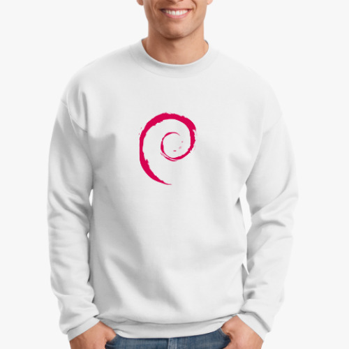 Свитшот с принтом Debian
