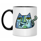 Кружка двухцветная