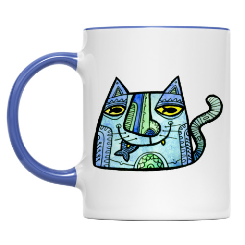 Кружка с принтом Кот Федька