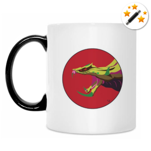 Кружка-хамелеон с принтом VENOMANCER