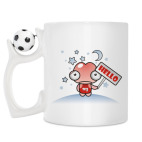 Кружка с футбольным мячиком