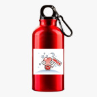 Металлическая бутылка 400 мл UV-DTF