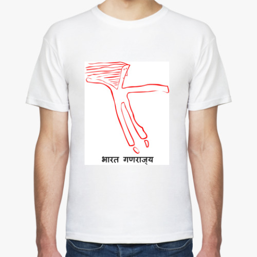 Футболка с принтом ИНДИЯ