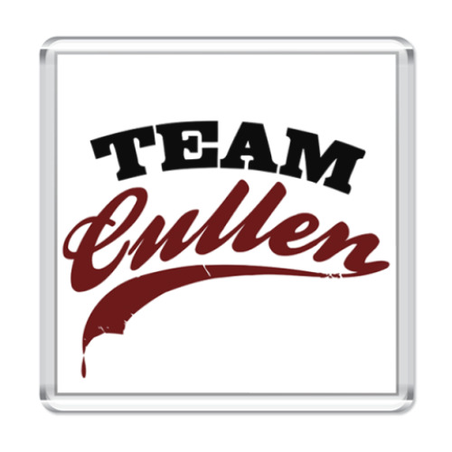 Магнит с принтом Team Cullen