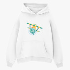 Толстовка худи оверсайз