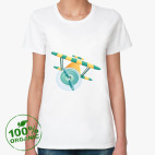Женская футболка органик