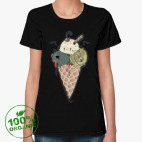 Женская футболка органик