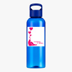 Прозрачная спортивная бутылка