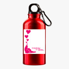 Металлическая бутылка 400 мл UV-DTF