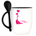 Кружка с ложкой