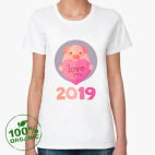 Женская футболка органик