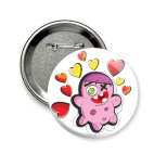 Значок 58 мм Монстрик