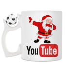 Кружка с футбольным мячиком