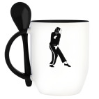 Кружка с ложкой