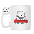 Кружка с футбольным мячиком