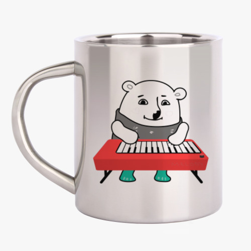 Кружка металлическая с принтом Мелодия Yesterday