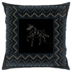 Этнический дизайн с лошадью