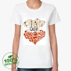 Женская футболка органик