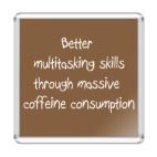 Магнит 6.5 x 6.5 см  Кофе