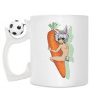 Кружка с футбольным мячиком