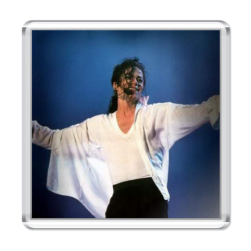 Магнит с принтом Michael Jackson