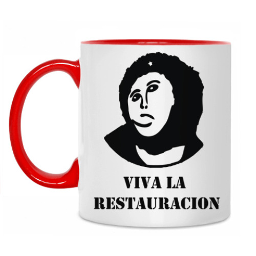 Кружка с принтом Viva la restauration