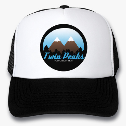 Кепка-тракер с принтом Сериал Твин Пикс Twin Peaks