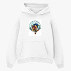 Толстовка худи оверсайз