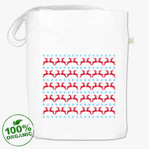 Сумка шоппер с принтом С новым годом!