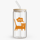 Банка с бамбуковой крышкой